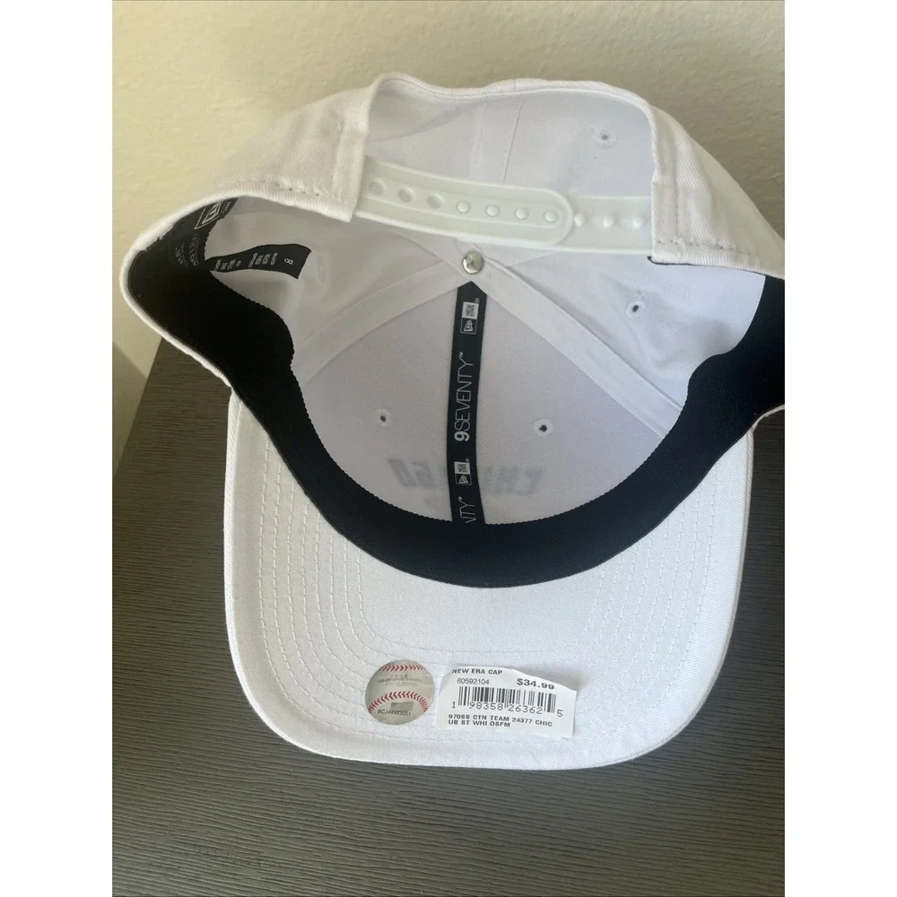 Chicago Cubs Men's New Era White‎ 9SEVENTY Adjustable Hat NWT